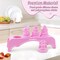 Unicorn Popsicle Molds with Sticks, 4-Pack Silicone Popsicle Holders for Kids Girls, Mini Homemade Ice Cream Molds, Easy-release Popsicle Maker, BPA-free & Dishwasher Safe (Classic)